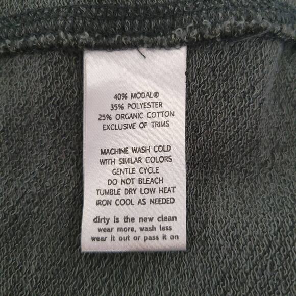 Horny Toad Hideout Dress Charcoal Gray Cowl Neck Long Sleeve Women Small - Picture 10 of 11